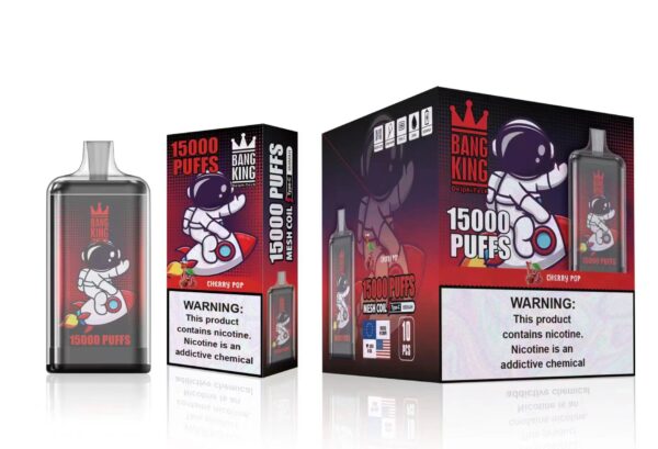 Bang King 15000 Puffs 0% 2% 3% 5% Nicotine Rechargeable Disposable Vape Wholesale - BookVape - 11