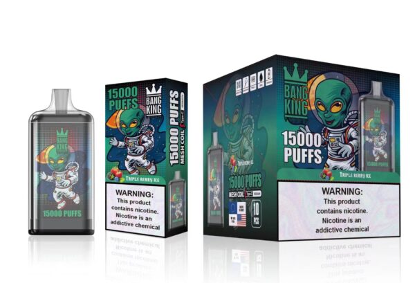 Bang King 15000 Puffs 0% 2% 3% 5% Nicotine Rechargeable Disposable Vape Wholesale - BookVape - 20