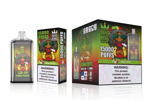 Bang King 15000 Puffs 0% 2% 3% 5% Nicotine Rechargeable Disposable Vape Wholesale - BookVape - 2