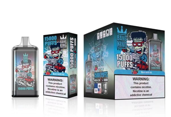 Bang King 15000 Puffs 0% 2% 3% 5% Nicotine Rechargeable Disposable Vape Wholesale - BookVape - 3