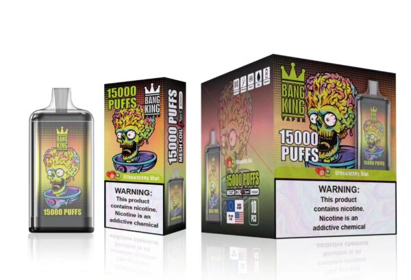 Bang King 15000 Puffs 0% 2% 3% 5% Nicotine Rechargeable Disposable Vape Wholesale - BookVape - 5