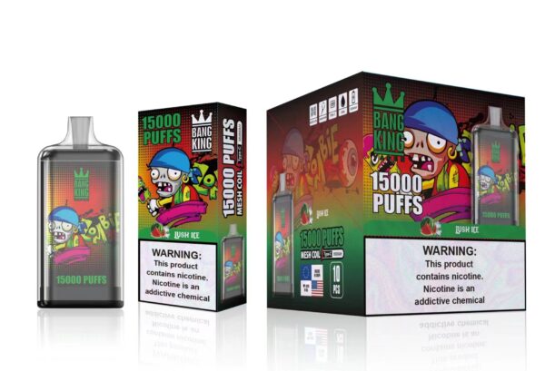 Bang King 15000 Puffs 0% 2% 3% 5% Nicotine Rechargeable Disposable Vape Wholesale - BookVape - 7