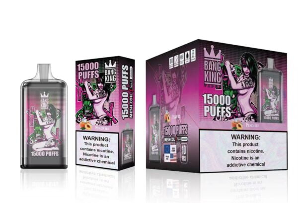 Bang King 15000 Puffs 0% 2% 3% 5% Nicotine Rechargeable Disposable Vape Wholesale - BookVape - 8