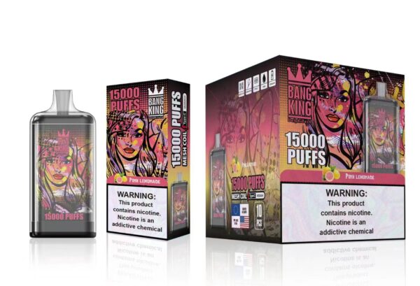 Bang King 15000 Puffs 0% 2% 3% 5% Nicotine Rechargeable Disposable Vape Wholesale - BookVape - 10