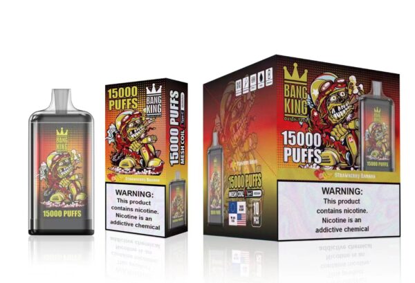 Bang King 15000 Puffs 0% 2% 3% 5% Nicotine Rechargeable Disposable Vape Wholesale - BookVape - 15