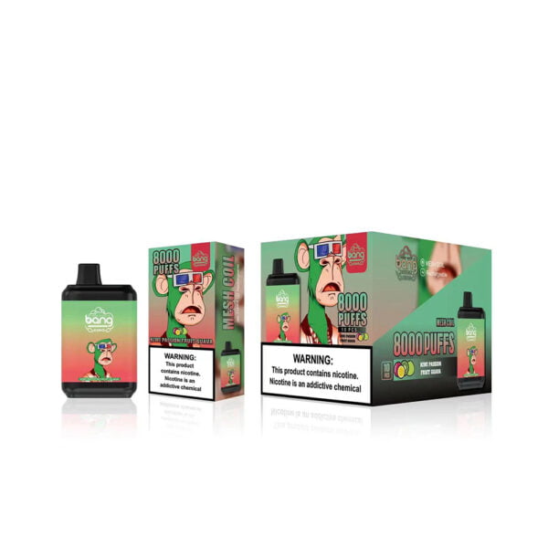 Bang King 8000 Puffs 0% 2% 3% 5% Никотиновый одноразовый вейп оптом - BookVape - 8