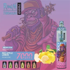 RandM Tornado 7000 Puffs 0% 2% 3% 5% Nicotine Disposable Vape Wholesale - BookVape - 10