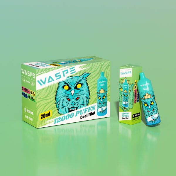 WASPE 12000 PUFFS 0% 2% 3% 5% Nikotin eldobható Vape nagykereskedés - BookVape - 14