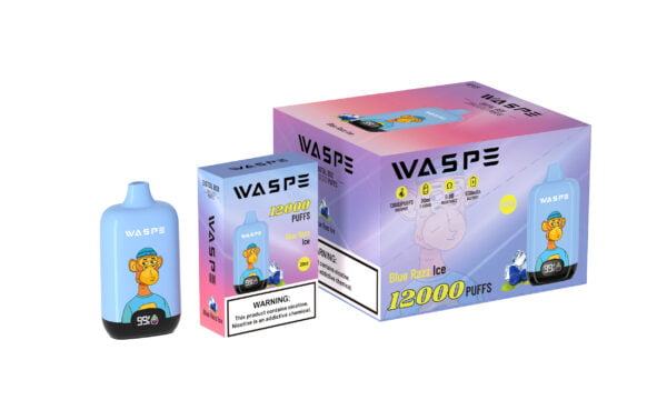 Cutie digitală WASPE 12000 PuffS 0% 2% 3% 5% Vape de unică folosință cu nicotină Comerț cu ridicata - BookVape - 7