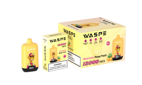 Cutie digitală WASPE 12000 PuffS 0% 2% 3% 5% Vape de unică folosință cu nicotină Comerț cu ridicata - BookVape - 11