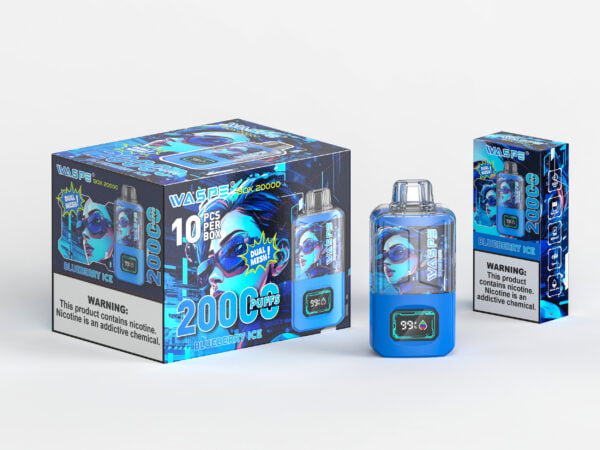WASPE 20000 PUFFS Dual Mesh Box 0% 2% 3% 5% Nikotin eldobható Vape nagykereskedés - BookVape - 7