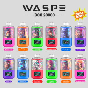 WASPE 20000 PUFFS Dual Mesh Box 0% 2% 3% 5% Nikotin Eldobható Vape Nagyker - BookVape - 16