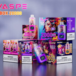 WASPE 20000 PUFFS Dual Mesh Box 0% 2% 3% 5% Nikotin eldobható Vape nagykereskedés - BookVape - 17