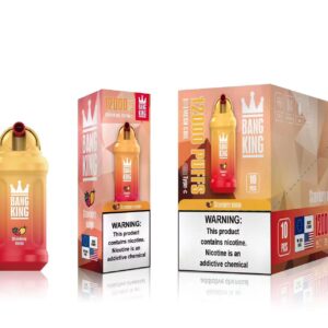 Bang King 12000 Puffs 0% 2% 3% 5% Nicotine Rechargeable Disposable Vape Wholesale - BookVape - 24