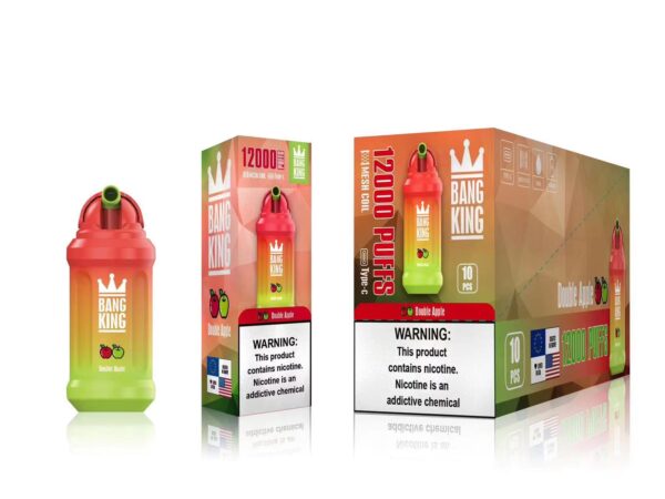 Bang King 12000 Puffs 0% 2% 3% 5% Nicotine Rechargeable Disposable Vape Wholesale - BookVape - 13