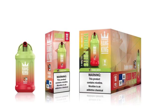Bang King 12000 Puffs 0% 2% 3% 5% Nicotine Rechargeable Disposable Vape Wholesale - BookVape - 22