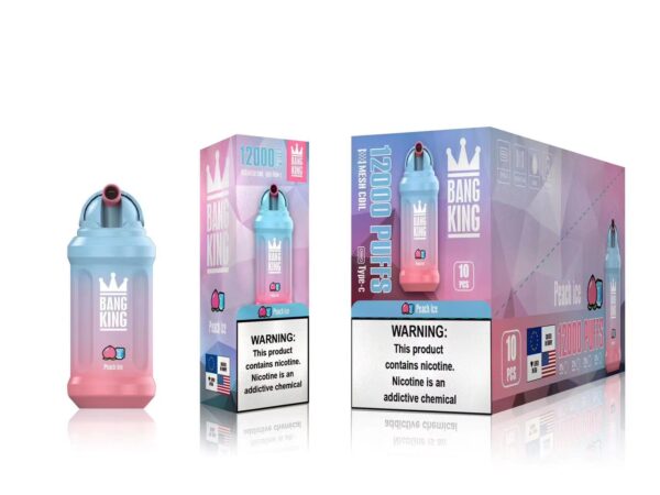 Bang King 12000 Puffs 0% 2% 3% 5% Nicotine Rechargeable Disposable Vape Wholesale - BookVape - 5