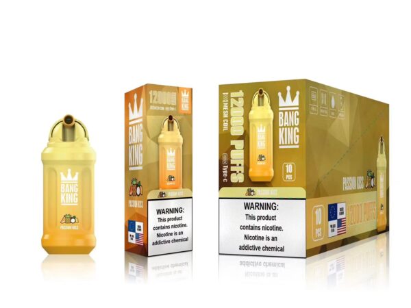 Bang King 12000 Puffs 0% 2% 3% 5% Nicotine Rechargeable Disposable Vape Wholesale - BookVape - 7