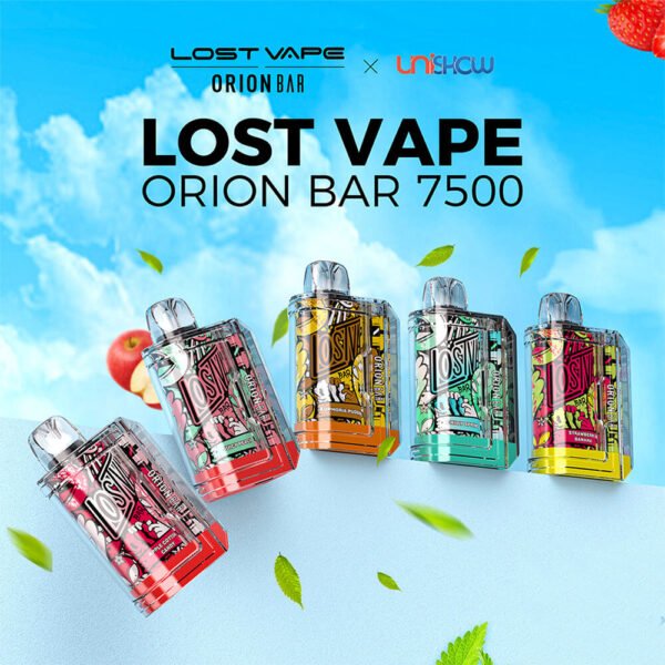 Lost Vape Orion Bar 7500 Puffs 5% Nicotine Rechargeable Disposable Vape Wholesale - BookVape - 1