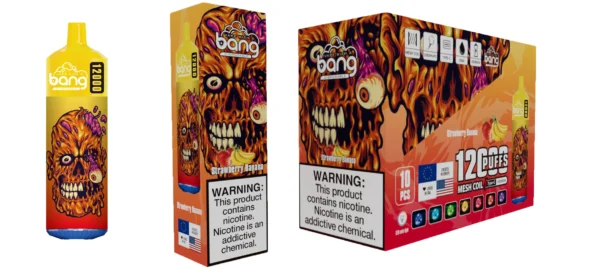Bang 12000 Puffs 0% 2% 3% 5% Low Nicotine Rechargeable Disposable Vapes Pen Bulk Buy Wholesale - BookVape - 3