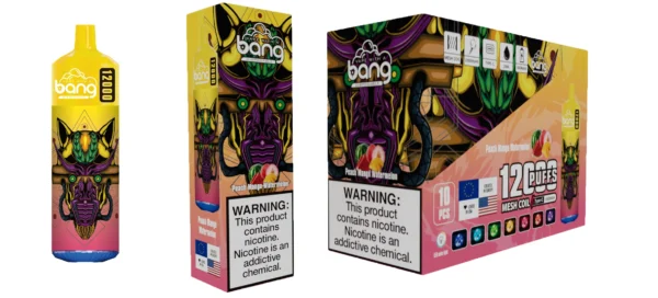 Bang 12000 Puffs 0% 2% 3% 5% Low Nicotine Rechargeable Disposable Vapes Pen Bulk Buy Wholesale - BookVape - 5