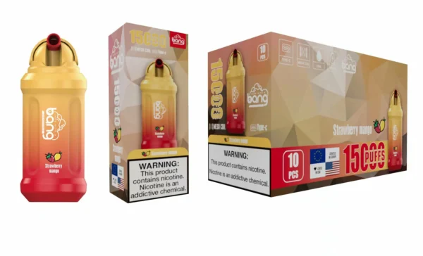 Bang 15000 Puffs 0% 2% 3% 5% Low Nicotine Rechargeable Disposable Vapes Pen Bulk Buy Wholesale - BookVape - 6