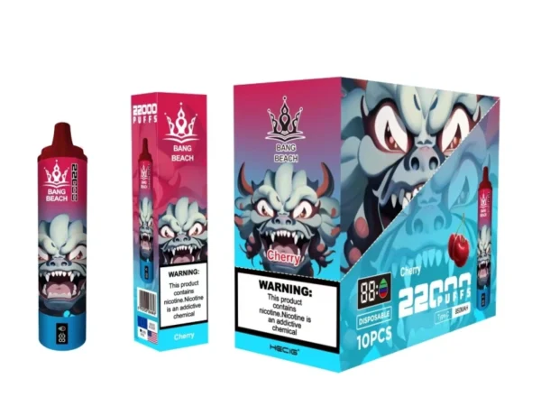 Bang Beach 22000 Puffs 0% 2% 3% 5% Faible teneur en nicotine rechargeable en vrac Acheter un stylo vape jetable en gros - BookVape - 8