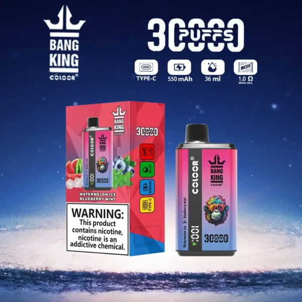 Bang King 30000 de pufuri cu aromă dublă 0% 2% 3% 5% Stilo vape reîncărcabil de unică folosință cu conținut scăzut de nicotină Vrac Cumpărați cu ridicata - BookVape - 9