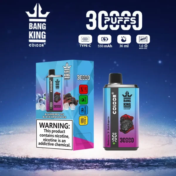 Bang King 30000 de pufuri cu aromă dublă 0% 2% 3% 5% Stilo vape reîncărcabil de unică folosință cu conținut scăzut de nicotină Vrac Cumpărați cu ridicata - BookVape - 12