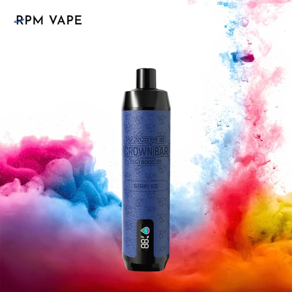 Vapme Crown Bar 18000 PRO MAX 2% 5% Nicotine 18000 trekjes Oplaadbare wegwerpvapes Bulk kopen Groothandel - BookVape - 13