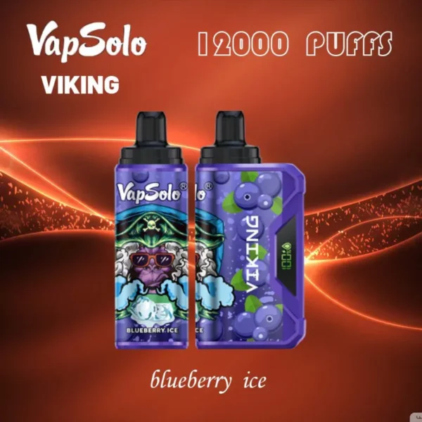 VapSolo Viking 12000 Puffs 2% 5% Caneta Vapes descartáveis ​​recarregáveis ​​com baixo teor de nicotina em massa Compre no atacado - BookVape - 11