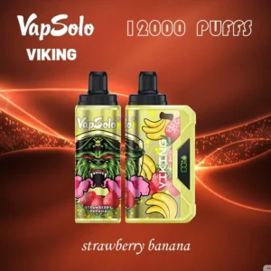 VapSolo Viking 12000 Puffs 2% 5% Caneta Vapes Descartável Recarregável com Baixo Nicotina em Massa Compre no Atacado - BookVape - 15
