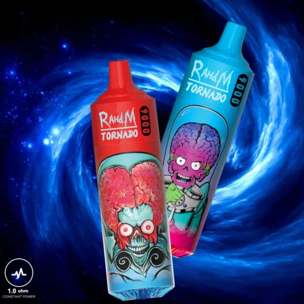 RahdM Tornado 9000 Puffs 2% Niskonikotynowy jednorazowy długopis Vapes Kup hurtowo - BookVape - 1