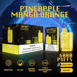 VAPEN Meta 6000 Puffs 2% 5% Перезаряжаемые одноразовые ручки для электронных сигарет с низким содержанием никотина Купить оптом - BookVape - 12