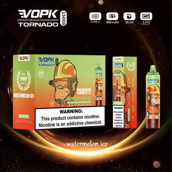 VOPK Tornado 15000 Puffs 0% 2% 3% 5% Vapes desechables recargables con bajo contenido de nicotina Compra a granel al por mayor - BookVape - 3