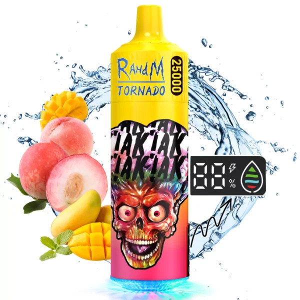 RahdM Tornado 25000 Puffs 2% Stylo à vape jetable rechargeable à faible teneur en nicotine Acheter en gros - BookVape - 21