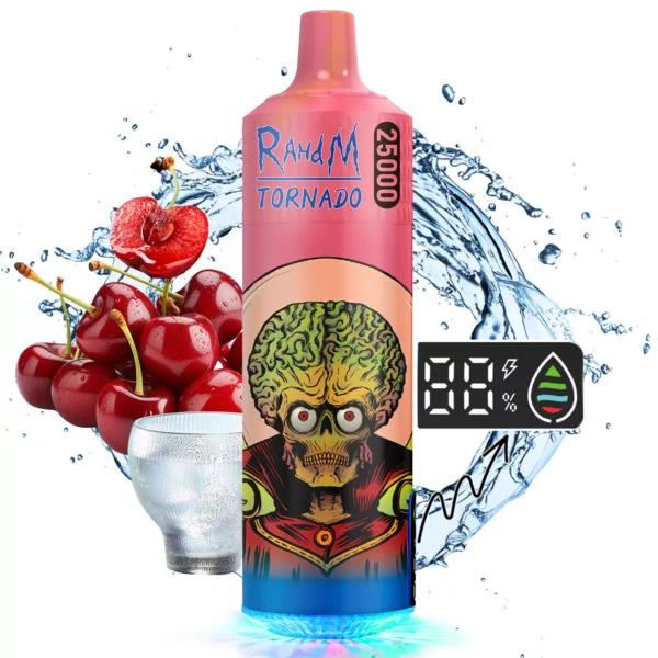 RahdM Tornado 25000 Puffs 2% Stylo à vape jetable rechargeable à faible teneur en nicotine Acheter en gros - BookVape - 25