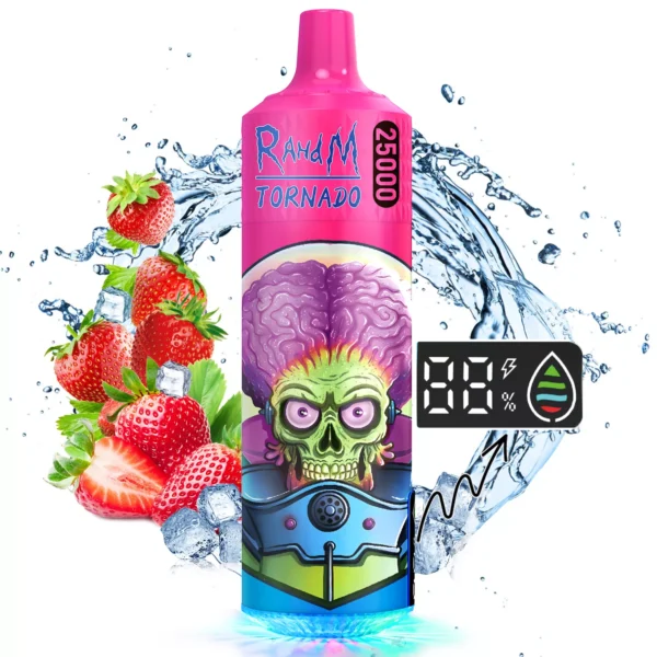 RahdM Tornado 25000 Puffs 2% Stylo à vape jetable rechargeable à faible teneur en nicotine Acheter en gros - BookVape - 3