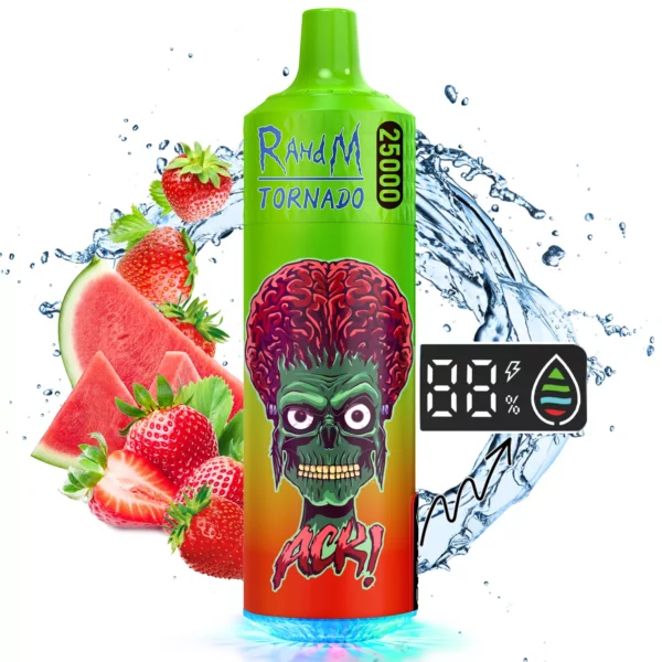 RahdM Tornado 25000 Puffs 2% Stylo à vape jetable rechargeable à faible teneur en nicotine Acheter en gros - BookVape - 5