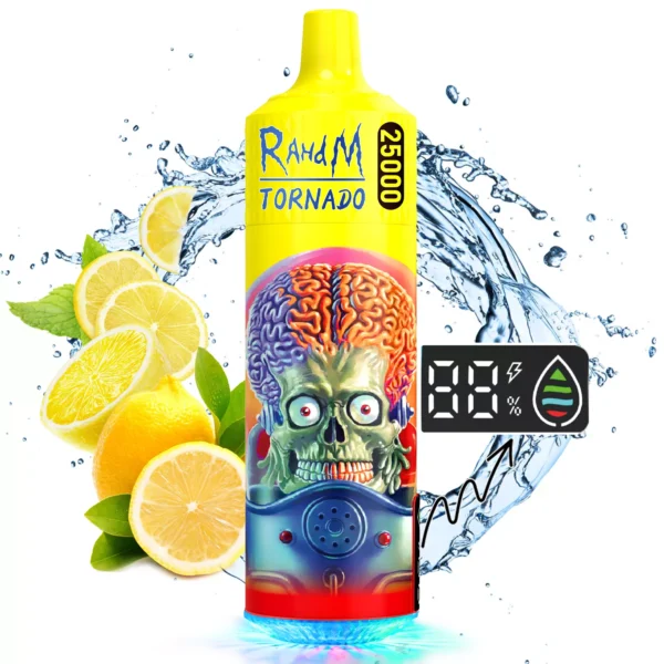 RahdM Tornado 25000 Puffs 2% Stylo à vape jetable rechargeable à faible teneur en nicotine Acheter en gros - BookVape - 7