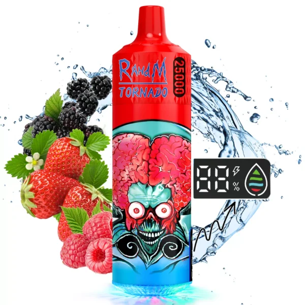 RahdM Tornado 25000 Puffs 2% Stylo à vape jetable rechargeable à faible teneur en nicotine Acheter en gros - BookVape - 9