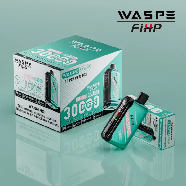 WASPE FIHP 30000 Puffs Dual Mesh 0% 2% 5% LED Display Lav Nikotin Genopladelig Engangs Vapes Pen Bulk Køb Engros - BookVape - 16