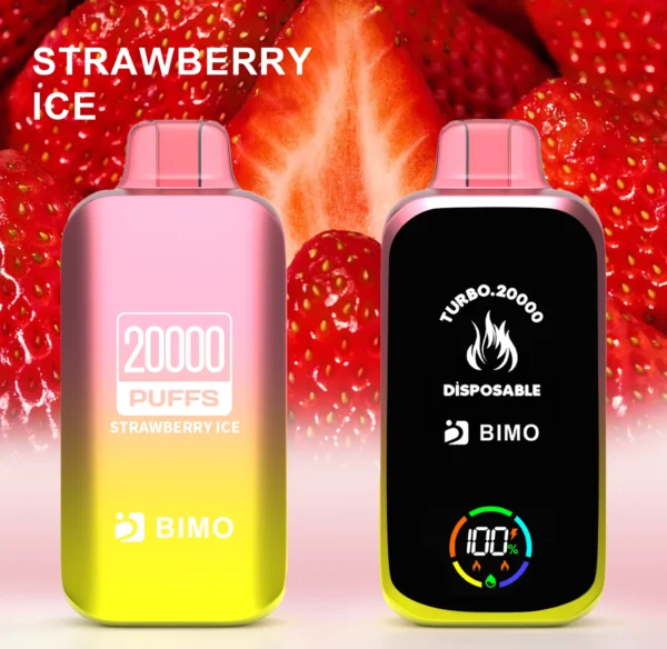BIMO Turbo 20000 Puffs Ecran complet 0% 2% 5% Stilo vape reîncărcabil de unică folosință cu conținut scăzut de nicotină Vrac Cumpărați cu ridicata - BookVape - 3